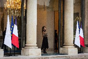 Council Of Ministers Of The French Government At The Elysée Palace, In Paris