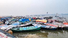 Preparations For Maha Kumbh Festival - India