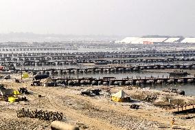 Preparations For Maha Kumbh Festival - India