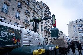 Illustration of Trilib Food waste collection device - Paris AJ