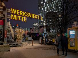 Christmas Market At Werksviertel-Mitte In Munich With A Mix Of Tradition And Unique International Flavors