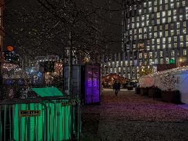 Christmas Market At Werksviertel-Mitte In Munich With A Mix Of Tradition And Unique International Flavors