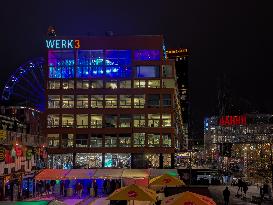 Christmas Market At Werksviertel-Mitte In Munich With A Mix Of Tradition And Unique International Flavors