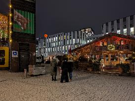 Christmas Market At Werksviertel-Mitte In Munich With A Mix Of Tradition And Unique International Flavors