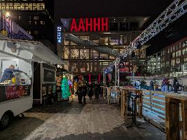 Christmas Market At Werksviertel-Mitte In Munich With A Mix Of Tradition And Unique International Flavors