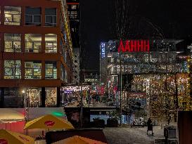 Christmas Market At Werksviertel-Mitte In Munich With A Mix Of Tradition And Unique International Flavors