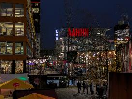 Christmas Market At Werksviertel-Mitte In Munich With A Mix Of Tradition And Unique International Flavors