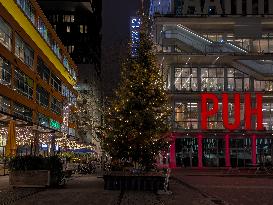 Christmas Market At Werksviertel-Mitte In Munich With A Mix Of Tradition And Unique International Flavors