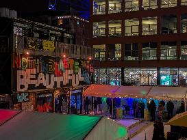 Christmas Market At Werksviertel-Mitte In Munich With A Mix Of Tradition And Unique International Flavors