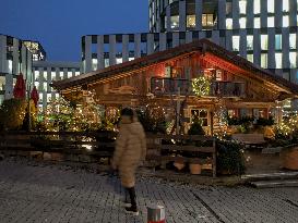 Christmas Market At Werksviertel-Mitte In Munich With A Mix Of Tradition And Unique International Flavors