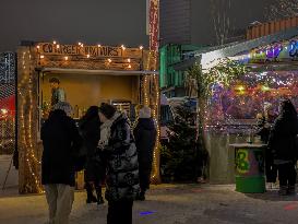 Christmas Market At Werksviertel-Mitte In Munich With A Mix Of Tradition And Unique International Flavors