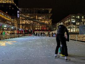 Christmas Market At Werksviertel-Mitte In Munich With A Mix Of Tradition And Unique International Flavors