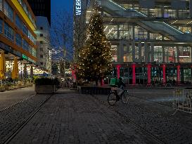 Christmas Market At Werksviertel-Mitte In Munich With A Mix Of Tradition And Unique International Flavors