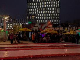 Christmas Market At Werksviertel-Mitte In Munich With A Mix Of Tradition And Unique International Flavors