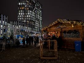 Christmas Market At Werksviertel-Mitte In Munich With A Mix Of Tradition And Unique International Flavors