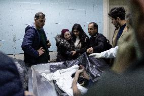 Desperate Families Search For Loved Ones In Hospital Morgue - Damascus