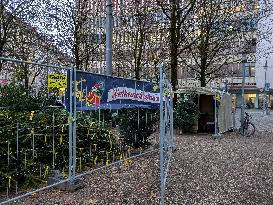 Christmas Tree Market In Munich