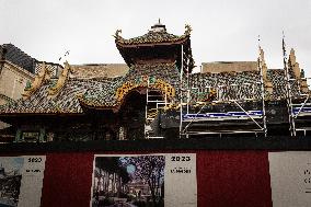 Restoration Works Of La Pagode, In Paris