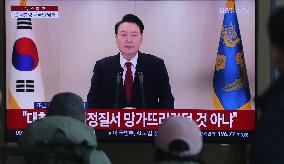 President Yoon Vows To 'Fight To The End' - Seoul