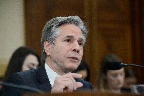 Blinken Testifies On Afghanistan Withdrawal - Washington