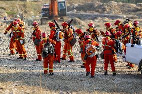 Forest Fire Drill in Qingdao