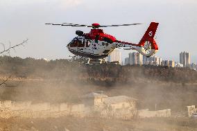 Forest Fire Drill in Qingdao