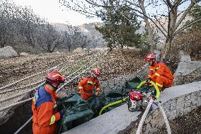 Forest Fire Drill in Qingdao