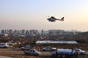 Forest Fire Drill in Qingdao