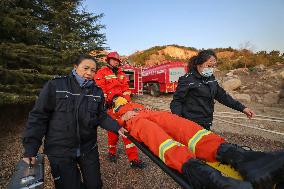 Forest Fire Drill in Qingdao