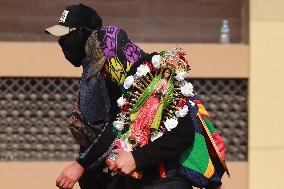 Pilgrims Arrive For Virgin Of Guadalupe Day - Mexico City