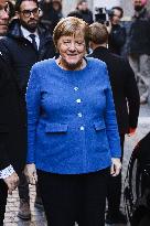 Angela Merkel Out For Lunch - Milan