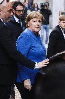 Angela Merkel Out For Lunch - Milan