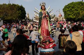 Day Of The Virgin Of Guadalupe In Mexico