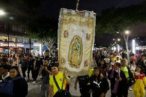 Day Of The Virgin Of Guadalupe In Mexico