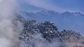 Helan Mountain After Snow - China