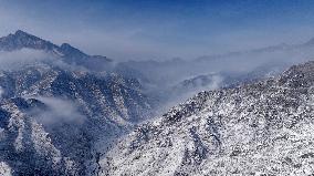 Helan Mountain After Snow - China