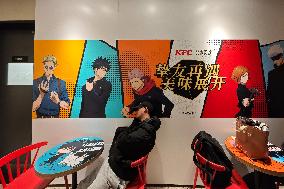 KFC "Jujutsu Kaisen" Theme Store in Shanghai