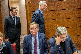 Bruno Le Maire Hearing - Paris, France