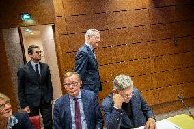 Bruno Le Maire Hearing - Paris, France