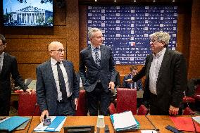 Bruno Le Maire Hearing - Paris, France