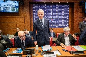 Bruno Le Maire Hearing - Paris, France