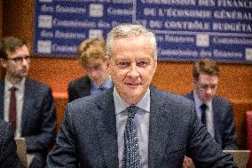 Bruno Le Maire Hearing - Paris, France