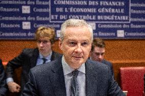 Bruno Le Maire Hearing - Paris, France