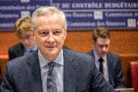 Bruno Le Maire Hearing - Paris, France