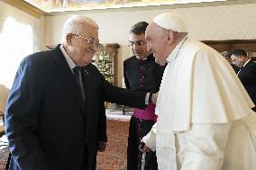 Pope Francis Receives Mahmoud Abbas - Vatican