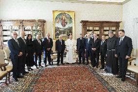 Pope Francis Receives Mahmoud Abbas - Vatican