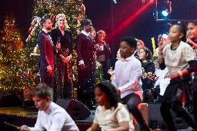 Queen Maxima At Classroom Foundation's Christmas Music Gala - Leusden