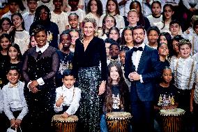 Queen Maxima At Classroom Foundation's Christmas Music Gala - Leusden