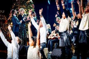 Queen Maxima At Classroom Foundation's Christmas Music Gala - Leusden