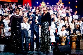 Queen Maxima At Classroom Foundation's Christmas Music Gala - Leusden